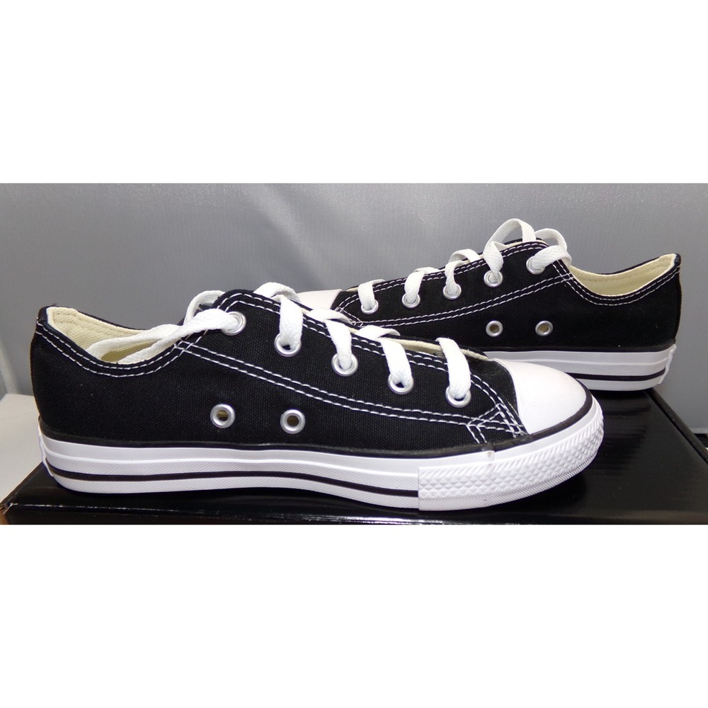 Converse Chuck Taylor All Star Low Top Sneakers Black Size 1.5 - Picture 4 of 7